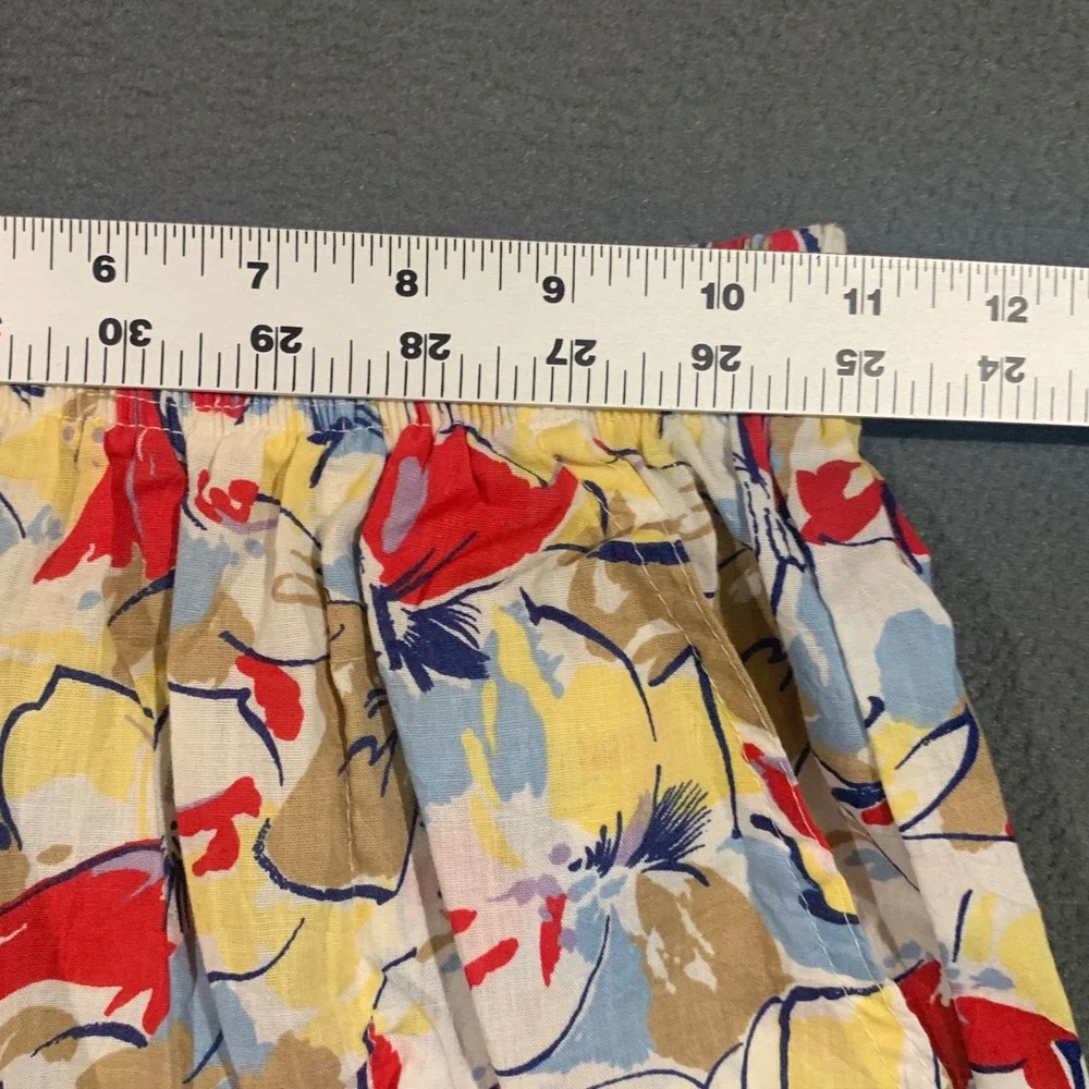The‎ Season Ticket Vintage Girls Floral Shorts Set High Waist Long Grandma 10/12